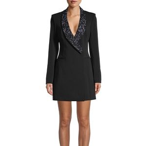 NWOT Jay Godfrey Austin Embellished Lapel Blazer dress sequin dress